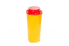 Контейнер  1 л для сбора острого инструментария (круглый), класс Б 2548